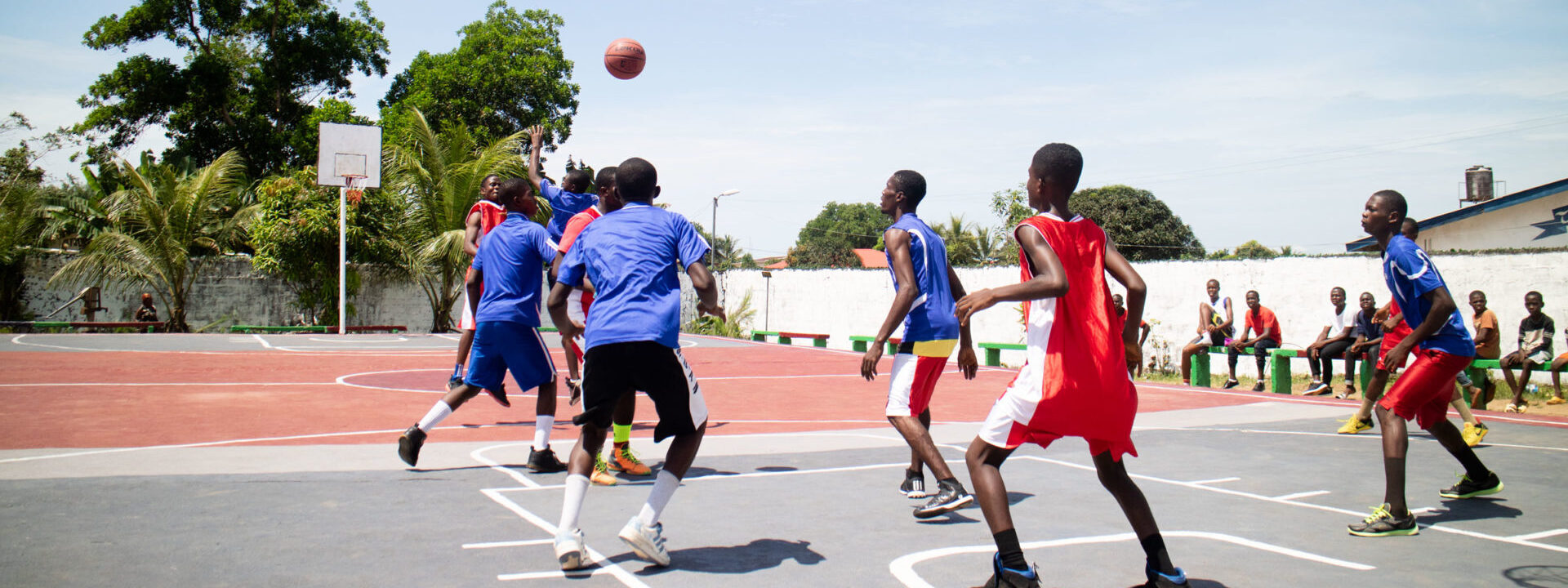 Sportplatz an der Schule von Diana E. Davies in Liberia